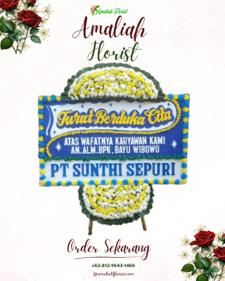 Papan Bunga Duka di Saguling