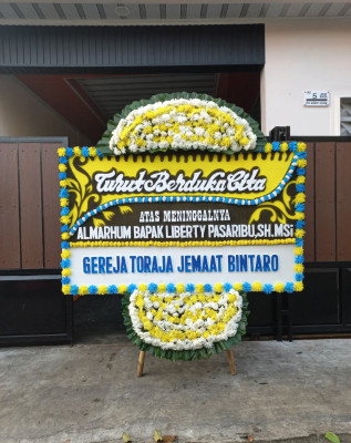 Papan Bunga Duka di Saguling