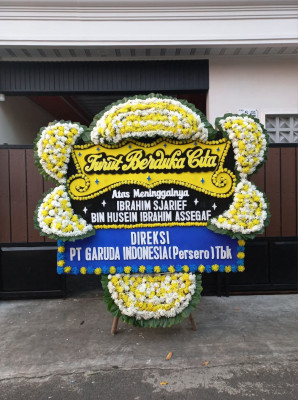 Papan Bunga Duka di Saguling
