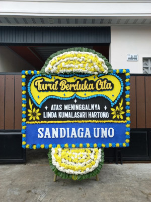 Papan Bunga Duka di Saguling